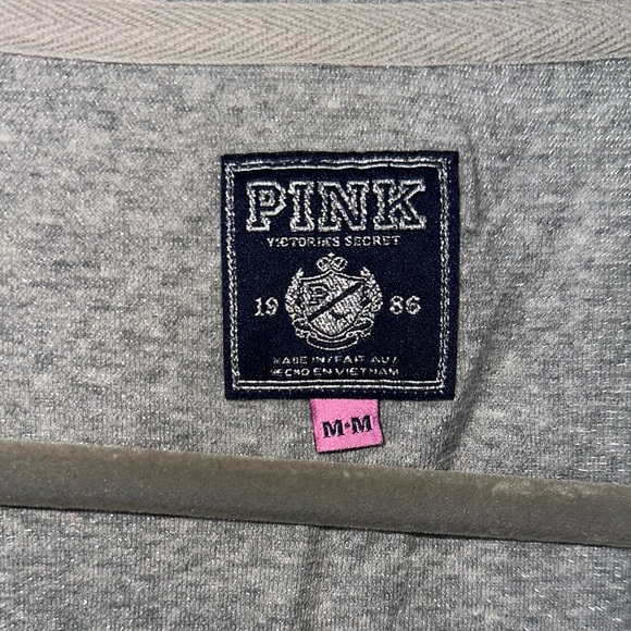 PINK Victoria's Secret Gray Long Sleeve Tee - Picture 2 of 5